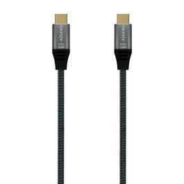Câble USB-C Aisens A107-0628 1 m Gris (1 Unité)