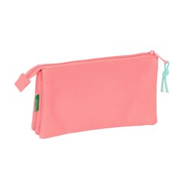 Fourre-tout Benetton Coral Corail 22 x 12 x 3 cm