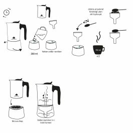 Cafetière Italienne Bialetti 0001163 Aluminium 6 Tasses