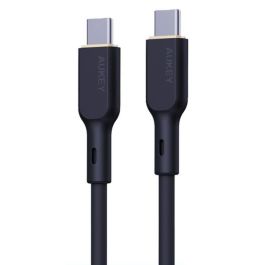 Câble USB-C vers USB-C Aukey CB-SCC101 Noir 1 m