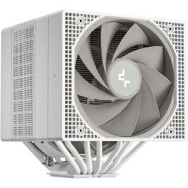 Deepcool ASSASSIN VC ELITE - Refroidisseur d'air CPU avec 2 ventilateurs (120/140 mm), blanc, TDP 300W, FDB, 29.3 dB, kit de montage inclus