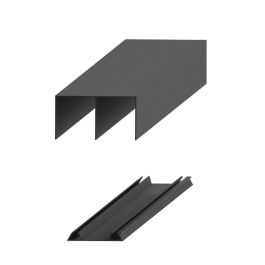 HERRAJES ALK Kit de Guidage Supérieur et Inférieur Lugano 2/3M Sp10/16 Finition Noir Mate, Argent Mate, Blanc Mate, Longueur 3M Precio: 53.4999996. SKU: B19EA8XXNL