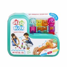 Goliath GOL8720077342897 Mis Mascotas y Yo Jeu de construction JELLY BLOX 20 blocs 2 personnages 2 animaux A partir de 2 ans