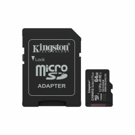 Carte Mémoire Micro SD avec Adaptateur Kingston SDCS3/64GB 64 GB