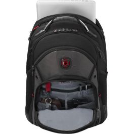WENGER Synergy Notebook Rucksack fuer 35.8 bis 39.6cm 14.1 bis 15.6Zoll Tablet. Laptop schwarz grau