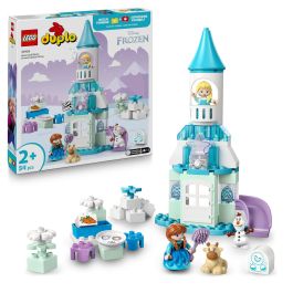 LEGO DUPLO 10455 Fiesta en el Castillo de Hielo de Anna y Elsa - Juego creativo 2 años