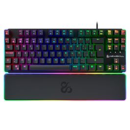 clavier et souris Newskill NS-KB-GUNGNYRT-GAT-R Noir Espagnol QWERTY