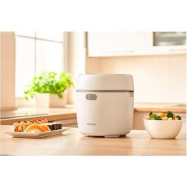 Sencor SRM 0670WH Cuiseur à Riz Blanc 0.6L 350W avec Ecran Tactile, 8 Fonctions et Programme Low Carb