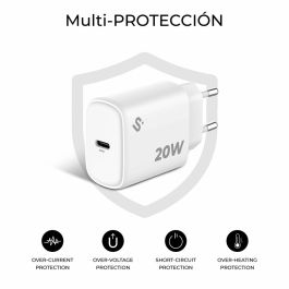 Chargeur mural Subblim SUBCHG-6G2001 Blanc 20 W