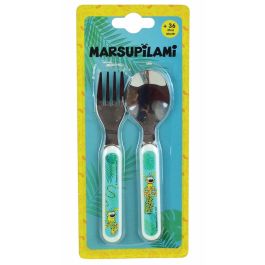 Fun House Jeu de Vaisselle Marsupilami Vaso 220ml Tasse 350ml Couverts Peluche 18cm AAABH72543