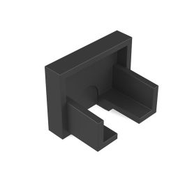 HERRAJES ALK Tapa Final Solapar Perfil Koy+ Blanc Gris Noir Finition Noire Precio: 3.5900004. SKU: B15PL4LZW7