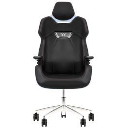 Thermaltake ARGENT E700 Siège Gamer PC - Fauteuil de Bureau avec Accoudoirs 4D, Poids Max 150 kg, Hauteur Utilisateur 170-190 cm, Cuir Noir et Bleu