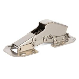 HERRAJES ALK Charnière Automatique Cripli Soft 90° Nickel avec Piston et Fermeture Douce pour Meubles