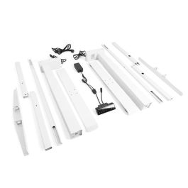 COMPLEMENTOS ORGANITA Leiva Pieds de table élévateurs électriques réglables 1080-1800mm Blanc Télescopique Max100Kg 600-1250