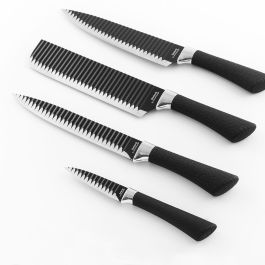 Ensemble de Couteaux Black Shark Swiss·Q Namiutsu InnovaGoods 4 Pièces