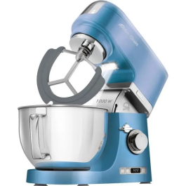 Sencor STM 7872BL Robot Pâtissier avec Mélangeur, 1000 W, Bol Inox 4.5 L, 8 Vitesses, Fonction Pulse, Écran LED et Éclairage - Accessoires Inclus