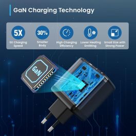 Chargeur mural Ewent EW1331 Noir 65 W