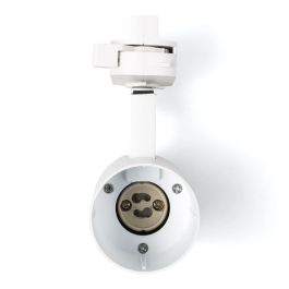 Lumiastra Projecteur de Rail Monophasé 1xGU10 Blanc Sans Ampoule