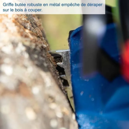 Scheppach BC-CS355Duo-X - Tronçonneuse sans fil 20V - Coupe 33.5cm - Pack avec 2 batteries 4Ah et chargeur double 4.5A - Pour bois et jardin