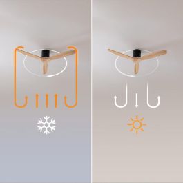 Ventilateur de Plafond Cecotec Aero 5400 Classic 40 W Ø 132 cm Noir Bois