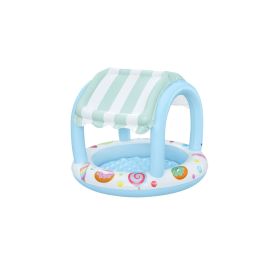 Bestway Piscine Gonflable Enfant Cerceau Glacerie 104x84 cm +2 Ans Jardin 52638