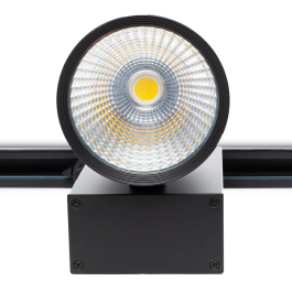 Faisceau LED Triphasé 30W 2538Lm CRI90 2700K UGR17 50.000H [JW-TR30W-BLACK-WW]