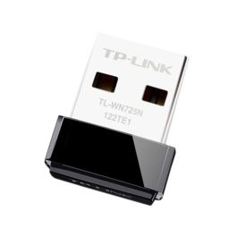Adapteur réseau TP-Link Nano TL-WN725N Noir 150 Mbit/s