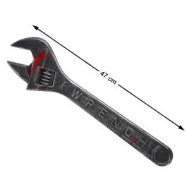 Accessoire Déguisement - Clé à Molette 47 cm Fausse Sang et Finition Métal Vieilli pour Costume Halloween, Tueur en Série ou Passage de la Peur Precio: 10.6899996. SKU: B1E9SMDDE9