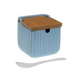 Sucrier Versa Bleu Céramique Bambou Dolomite 8,3 x 8,3 x 8,3 cm