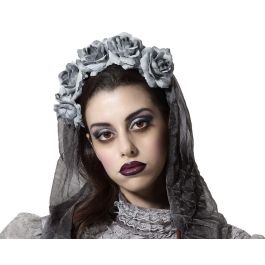 Diadema Diadème Couronne Halloween Novia Mariée Zombie Femme Adulte Gris Noir pour Événements Gothiques et Terrifiants Precio: 11.6900004. SKU: B14RSMAC37