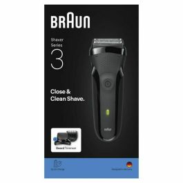 Braun Serie 3 Rasoir Électrique Noir Autonomie 30 minutes Charge Rapide 5 minutes