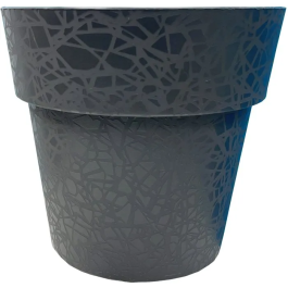 Pot de fleurs RIVIERA Terea Ø 58 cm Noir - Jardinière d'extérieur moderne pour décoration contemporaine Precio: 39.228. SKU: B132PCDA77