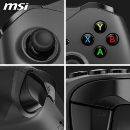 MSI Manette de Jeu PC FORCE GC200 Filaire Noire 4711377310932