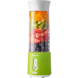 Sencor SBL 131GR Mixeur Portatif 150 W, Bol 500 ml, Batterie Rechargeable, Résistant à l'Eau IPX65, pour Smoothies et Soupes