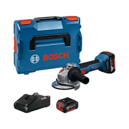 Bosch Professional Meuleuse d'angle sans fil 125 mm GWS 18V-8 (réf. 06019N9002) avec 2 batteries 18V 4.0Ah, chargeur et coffret L-Boxx Precio: 445.224. SKU: B1CMYKL5HD