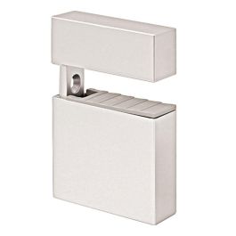 HERRAJES ALK Support Mural Lidia ABS Chrome Mat Réglable 7-37mm pour Étagères Bois