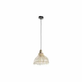 Suspension DKD Home Decor Marron Multicouleur Métal osier 50 W Urbaine 220 V 30 x 30 x 29 cm