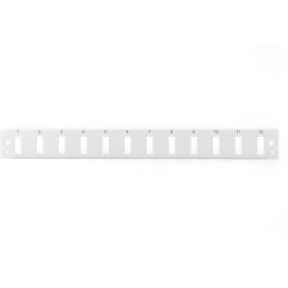 Digitus - Panneau avant de boîtier d'épissures fibre optique 1U, 12 ports SC DX, verrouillage rapide, gris