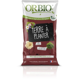 Orbio Terre à planter 30 L - Support de culture polyvalent enrichi pour fleurs, arbustes, jeunes plants et jardin - Améliore la structure du sol Precio: 58.848. SKU: B1H87LMEJ9