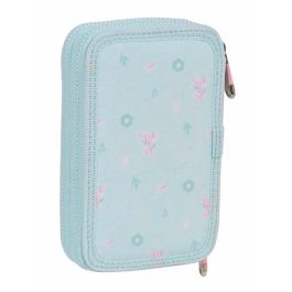 Plumier double Moos Garden Turquoise 12,5 x 19,5 x 4 cm