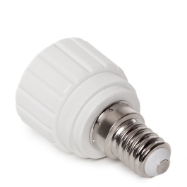 Adaptateur E14 vers GU10 pour ampoules