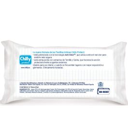 Chilly Lingettes Intimes Extra Protection Fraîcheur et Confort, pH 5, Biodégradables, 12 Lingettes