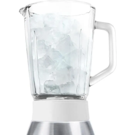 Sencor SBL 3271SS Blender Mixeur, Puissance 250 W, Bol Verre 0.8 L, 2 Niveaux de Vitesse avec Fonction Pulse, Lames Acier Inoxydable, Pour Soupes, Cocktails, Aliments Bébé
