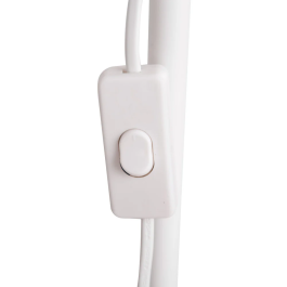 Lampe sur pied SAGA SKD-F1008 en métal, design moderne, compatible ampoule E27