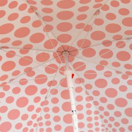 Parasol de plage Aktive Rouge 200 x 205 x 200 cm (6 Unités)
