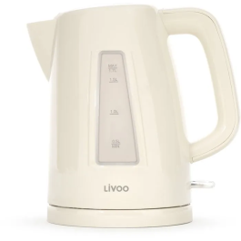 Livoo Bouilloire électrique DOD184C 2200W - 1.7L Blanc cassé - Socle rotatif 360° et filtre anticalcaire Precio: 38.688. SKU: B1EQ4WN4XS