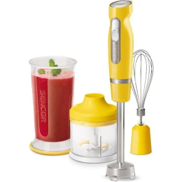 Sencor SHB 4466YL-EUE3 Mixeur Plongeant 1000W avec Fonction Ice Crash, 6 Lames en Titane, Bocal 700ml, Hachoir 500ml et Fouet, Jaune Precio: 77.376. SKU: B1FRZPC8FF