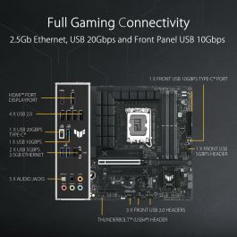 Asus TUF GAMING B760M-PLUS II Carte mère LGA 1700 DDR5 Micro ATX