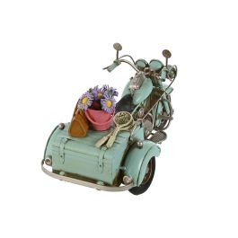 Figurine Décorative Home ESPRIT Bleu Orange Vintage 22 x 10,5 x 11,5 cm (2 Unités)