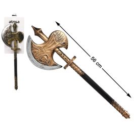 Hache Médiévale Viking 56 cm à Double Lame avec Manche Décoré Motifs Dragon - Arme Costume Fêtes Precio: 3.18. SKU: B1H43VCG7N